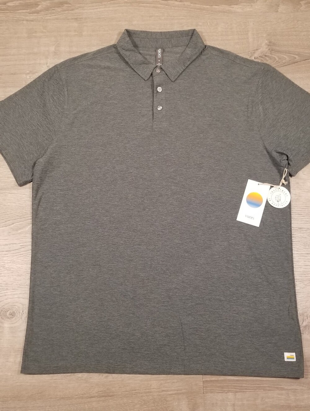 Vuori Strato Tech Polo Shirt Men's XL Green Performance Golf Athletic V188